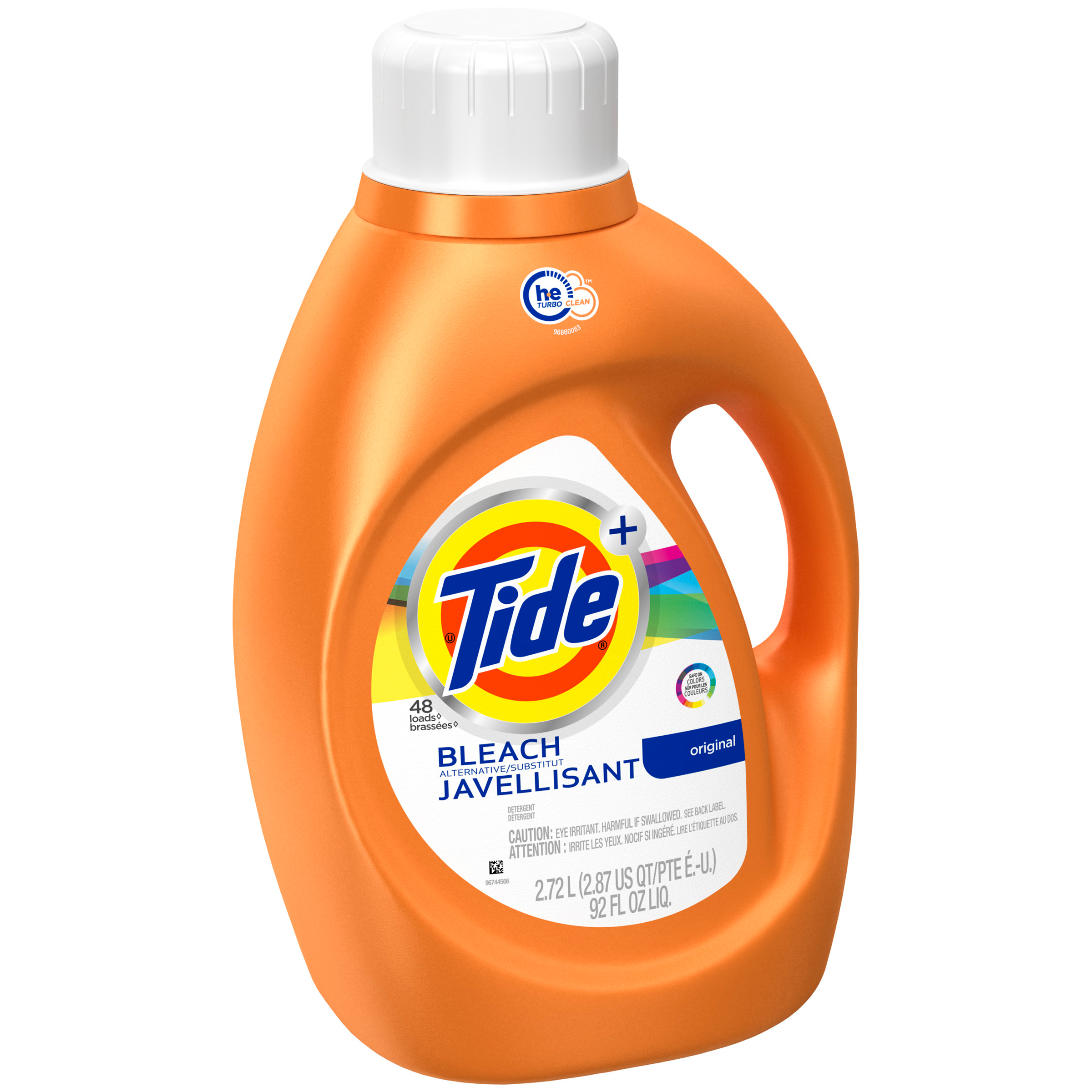 Tide Plus Bleach Alternative High Efficiency Original Scent Laundry Detergent,  92 fl oz