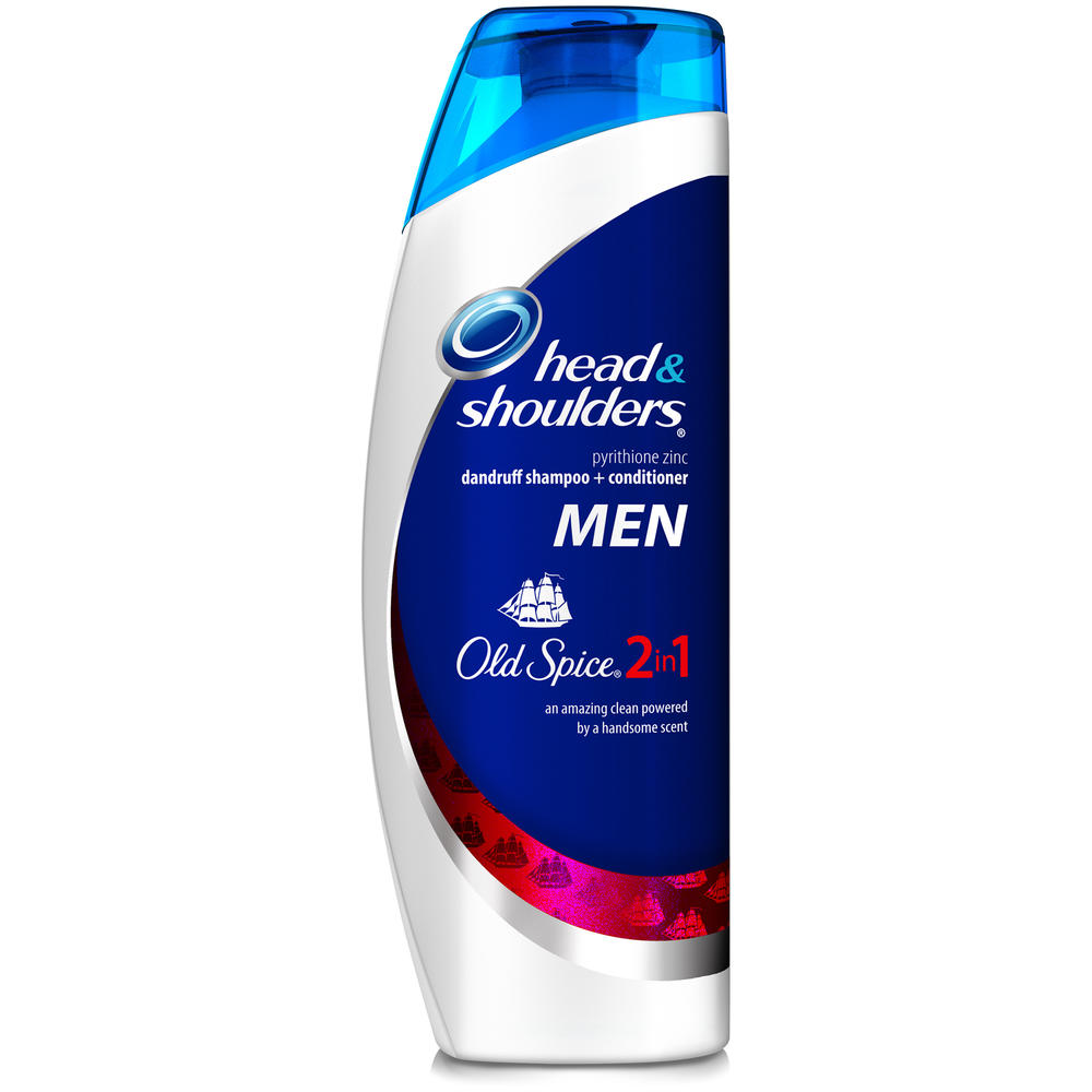 Head & Shoulders & Old Spice 2-in-1 Dandruff Shampoo + Conditioner for Men 13.5 Fl Oz