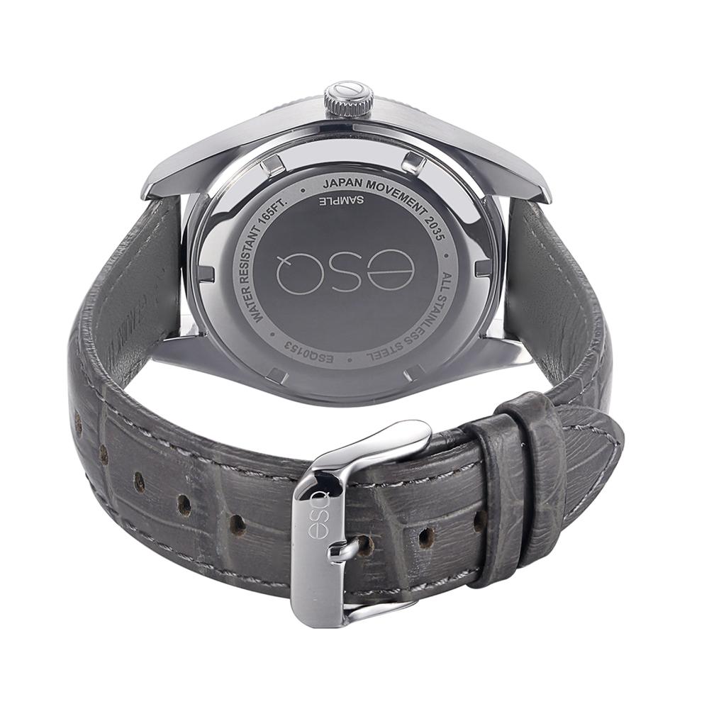 ESQ Men's Blue Strap White Dial Watch