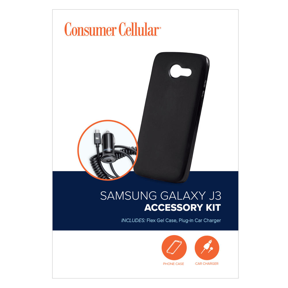Consumer Cellular J3-2017-KIT Samsung Galaxy J3 Accessory Kit