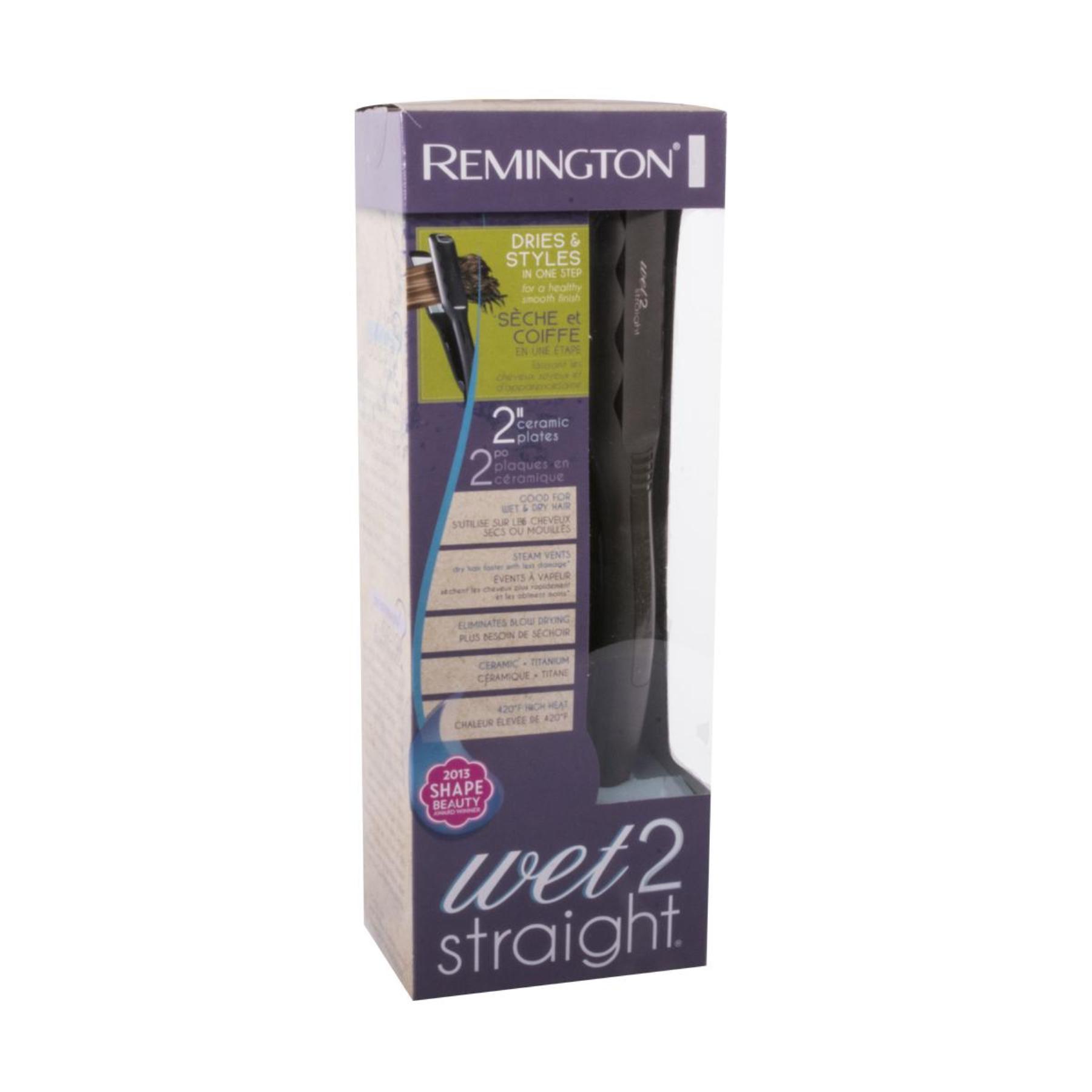 Remington S7231 Wet To Straight Straightener 2 Inch Black