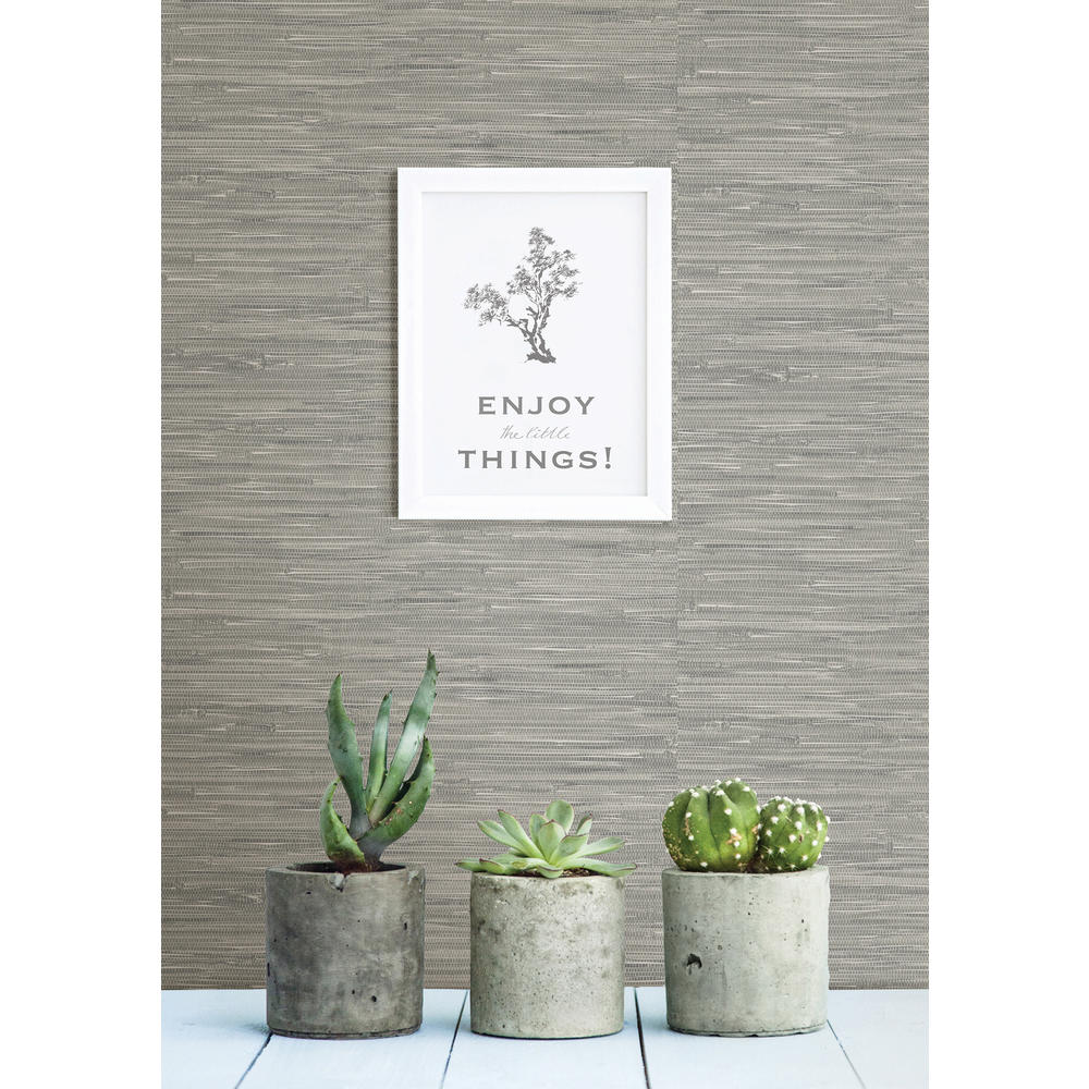 NuWallpaper Tibetan Grasscloth Peel and Stick Wallpaper