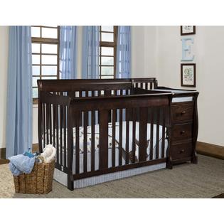 Storkcraft Portofino 4 In 1 Fixed Side Convertible Crib Changer Espresso