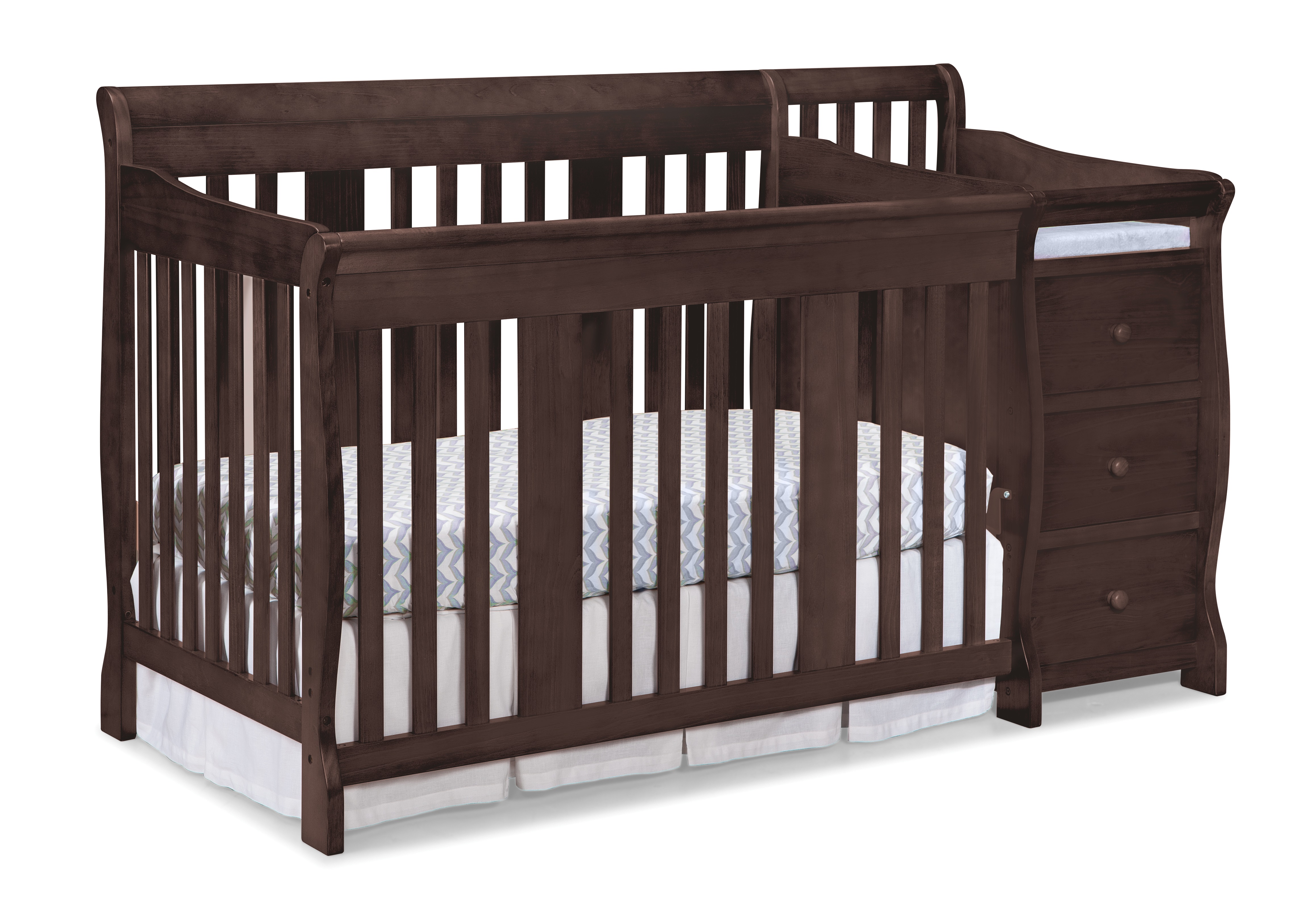Storkcraft Portofino 4 In 1 Fixed Side Convertible Crib Changer