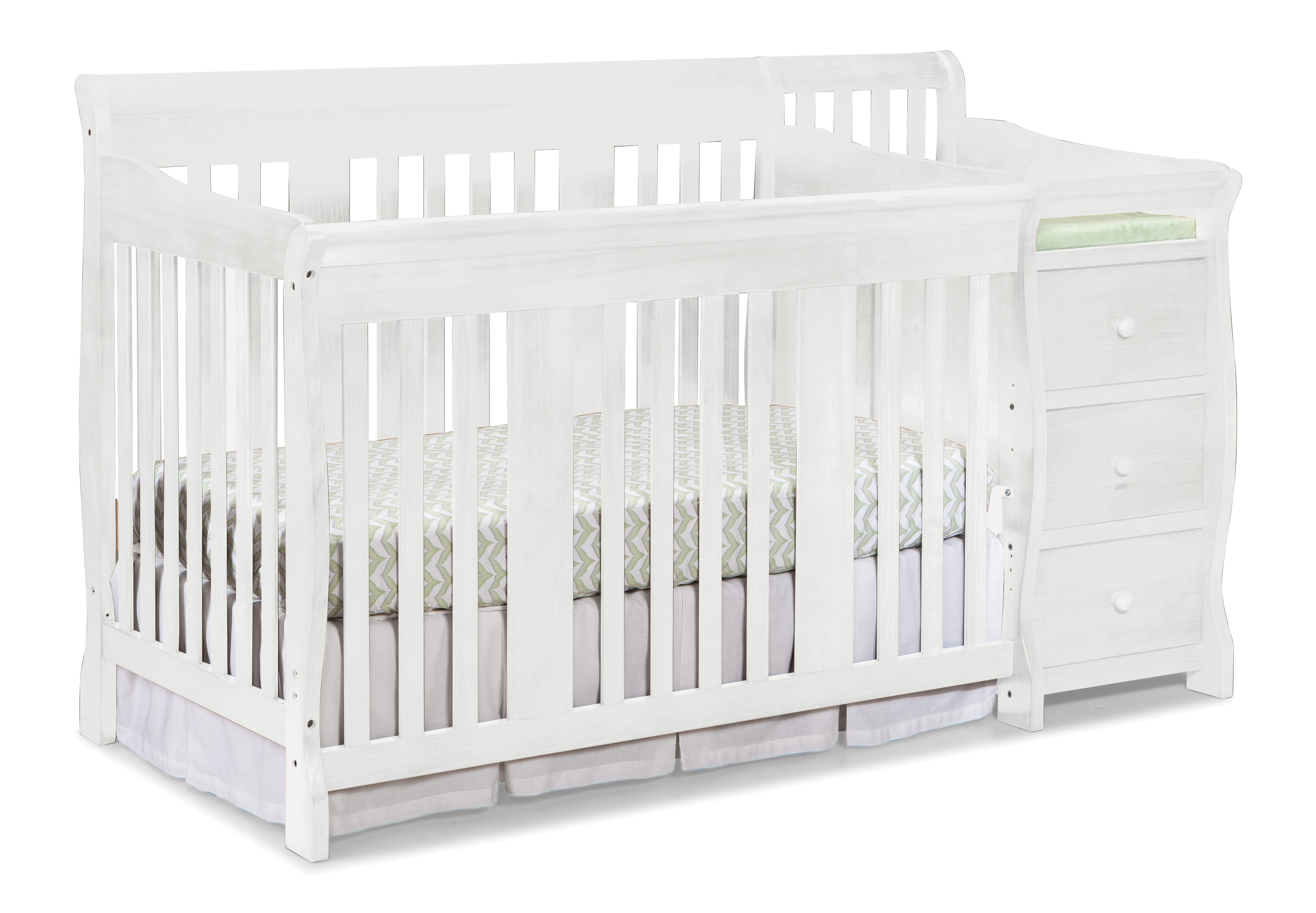 Storkcraft Portofino 4 In 1 Convertible Crib Changer White