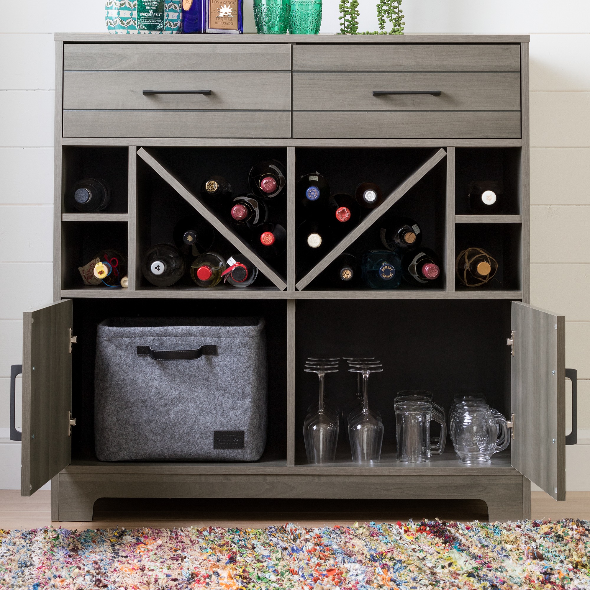 Wine best sale cabinet kmart