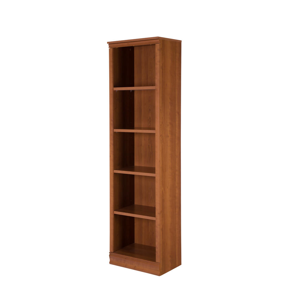 South Shore Morgan 5-Shelf Narrow Bookcase