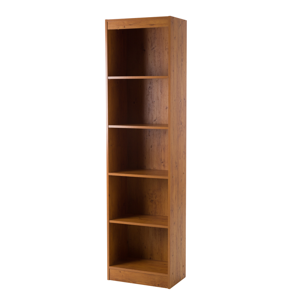 South Shore Axess 5-Shelf Narrow Bookcase, Country Green South Shore Axess 5-Shelf Narrow Bookcase, Country Green