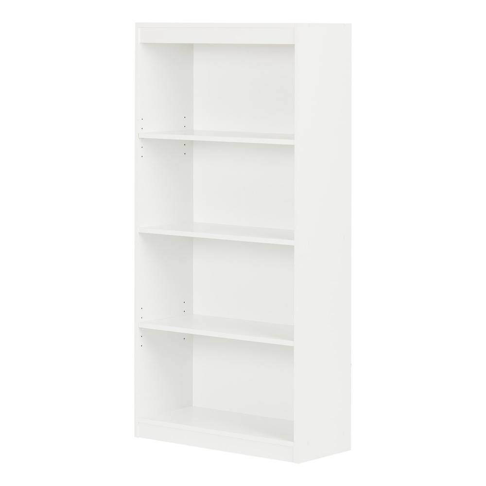 South Shore Axess 4-Shelf Bookcase, Pure White