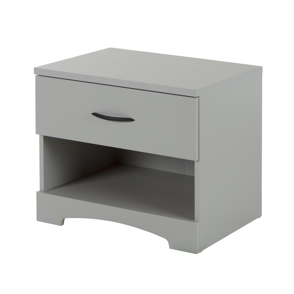 South Shore Step One 1-Drawer Nightstand, Sumptuous Red South Shore Step One 1-Drawer Nightstand, Sumptuous Red