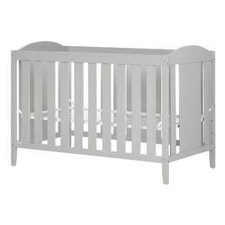 South Shore Angel Crib And Toddler Bed Convertible Nursery Furniture For Your Baby Soft Gray