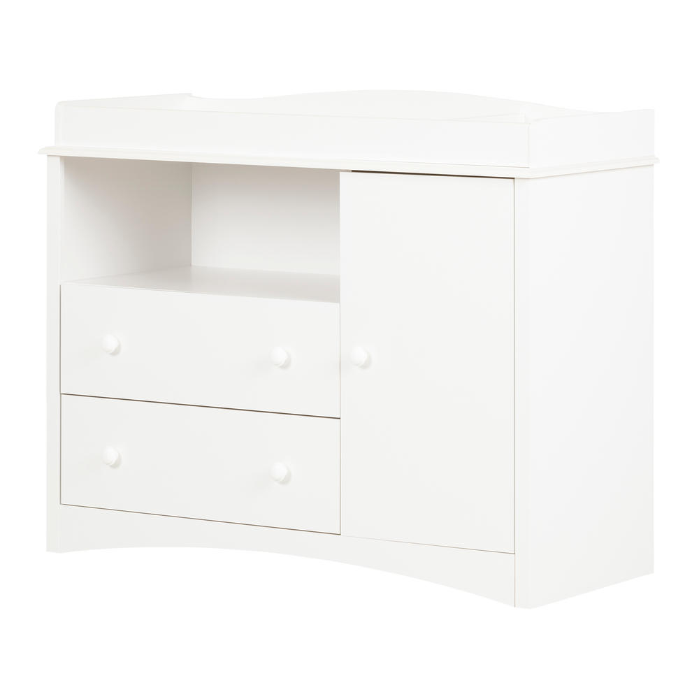 South Shore Peek-a-boo Changing Table- Pure White