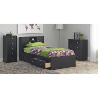 Essential Home Black Belmont Twin Headboard   Black