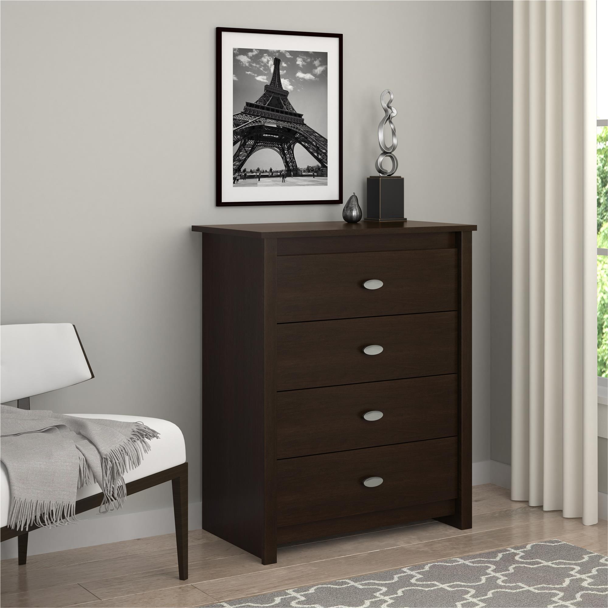 Essential Home Anderson 4 Drawer Dresser Espresso