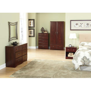 Essential Home Grayson 5 Drawer Dresser Cherry
