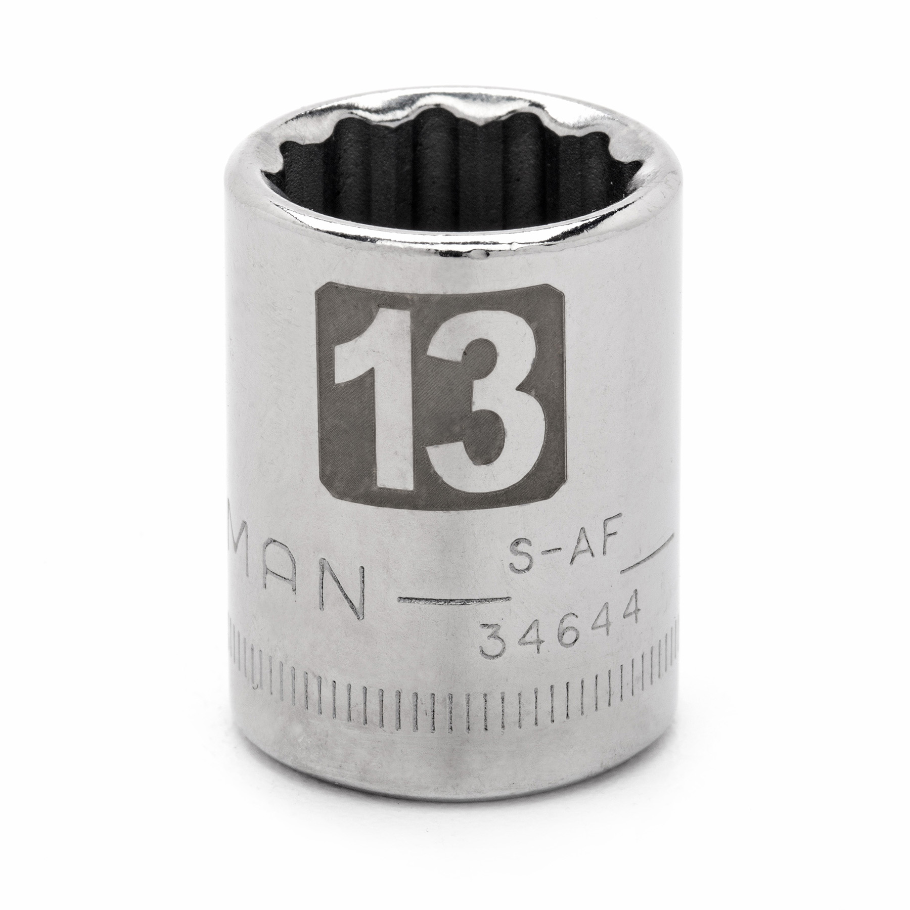 12 Pt 13mm Socket Pro-Grade Tools 14513-1/2 Dr 