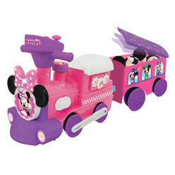 Disney Kiddieland Toys Ltd Kiddieland Minnie Ride-On Train with Caboose and Track