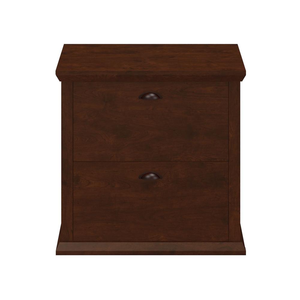 Bush Furniture Yorktown Collection Lateral File in Antique Cherry