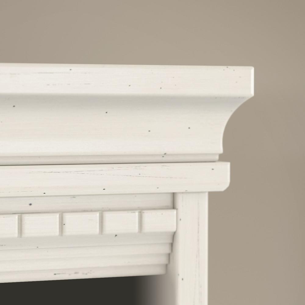 Bush Furniture Fairview Collection 5 Shelf Bookcase in Antique White