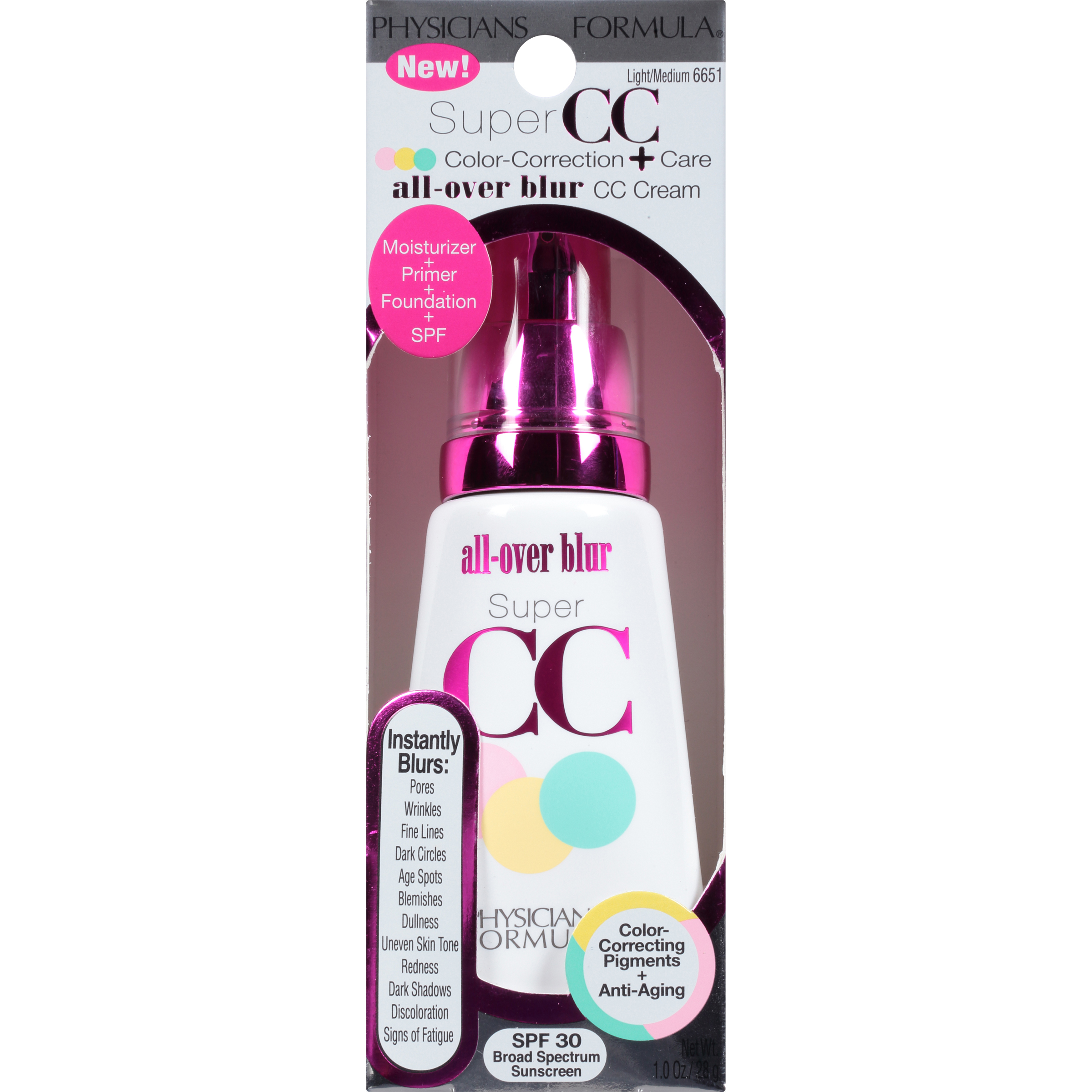 Physicians Formula Super CC ColorCorrection + Care AllOver Blur CC