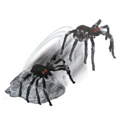 Totally Ghoul Spirit Halloween Spirit Black Jumping Spider Animated Decoration Multicoloured One Size