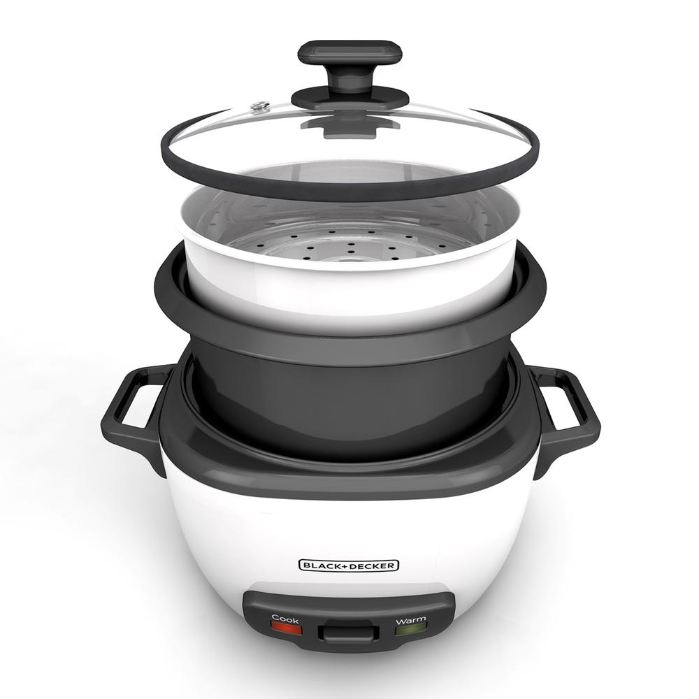 BLACK+DECKER RC514 14Cup Electric Rice Cooker White