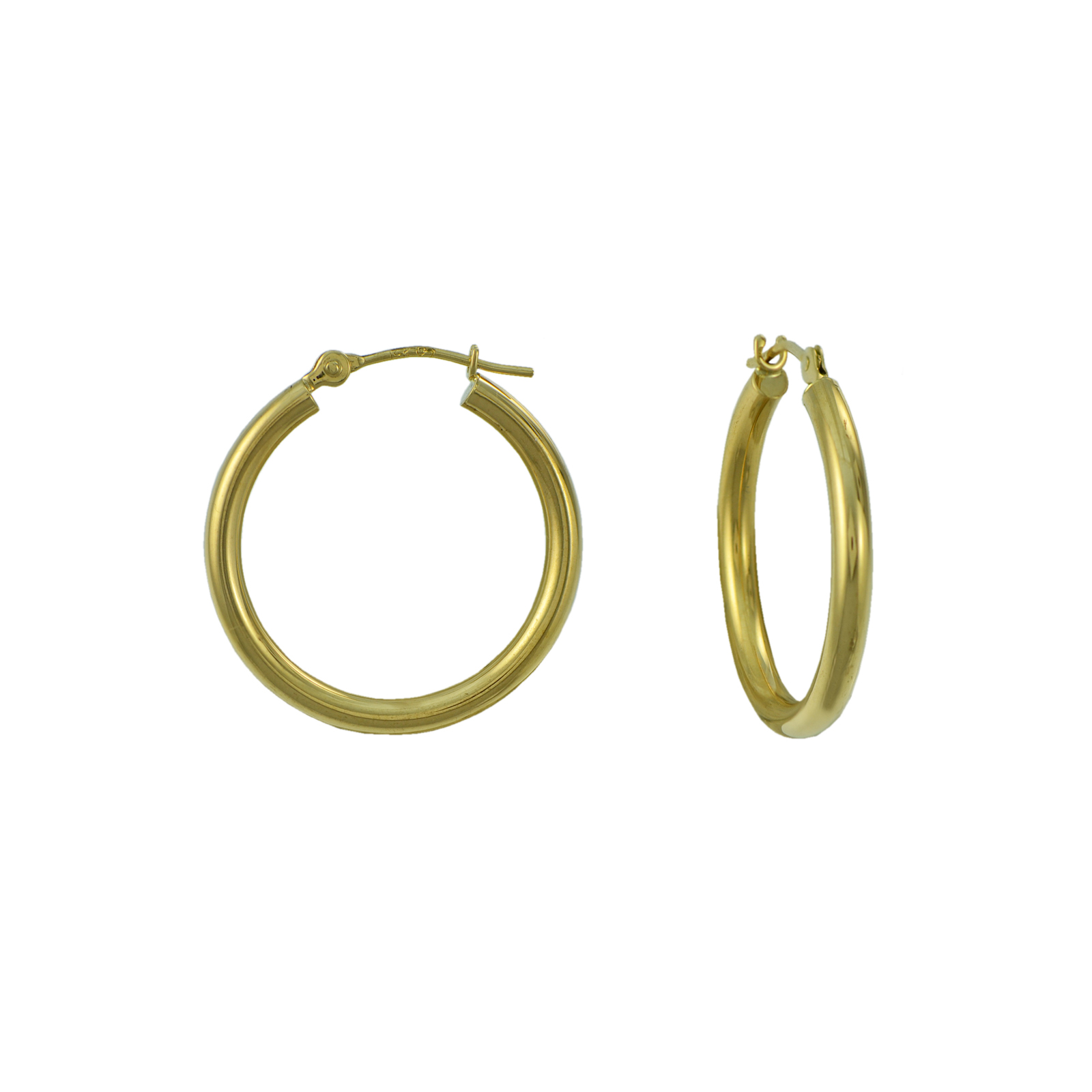 14K Yellow Gold Polished Hoop Earrings 14K Yellow Gold Polished Hoop Earrings