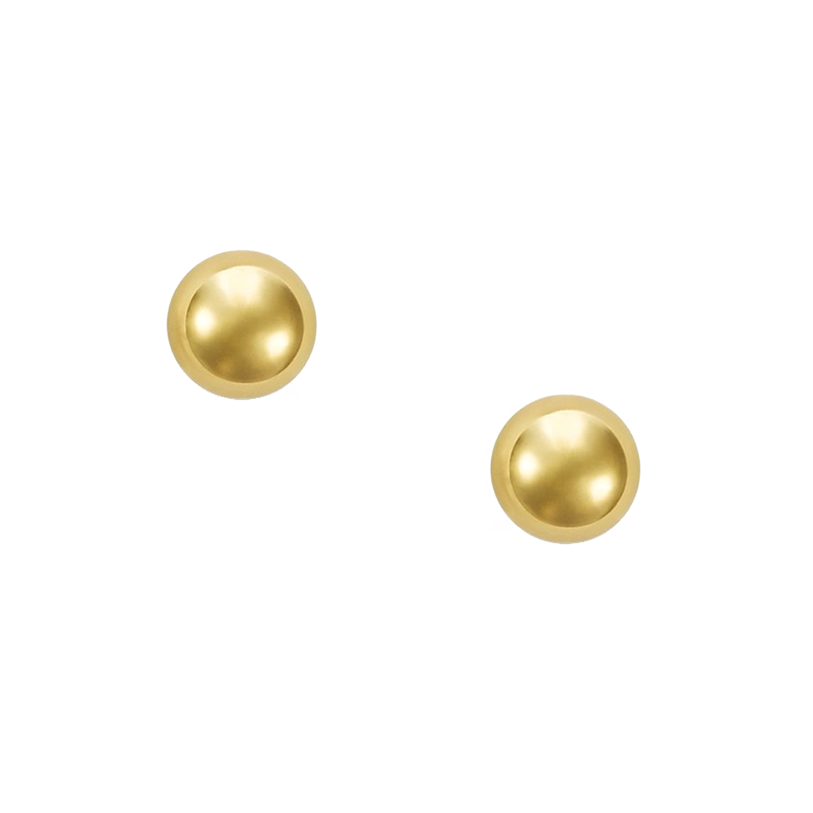 14K Yellow Gold 8MM Gold Ball Stud Earrings 14K Yellow Gold 8MM Gold Ball Stud Earrings