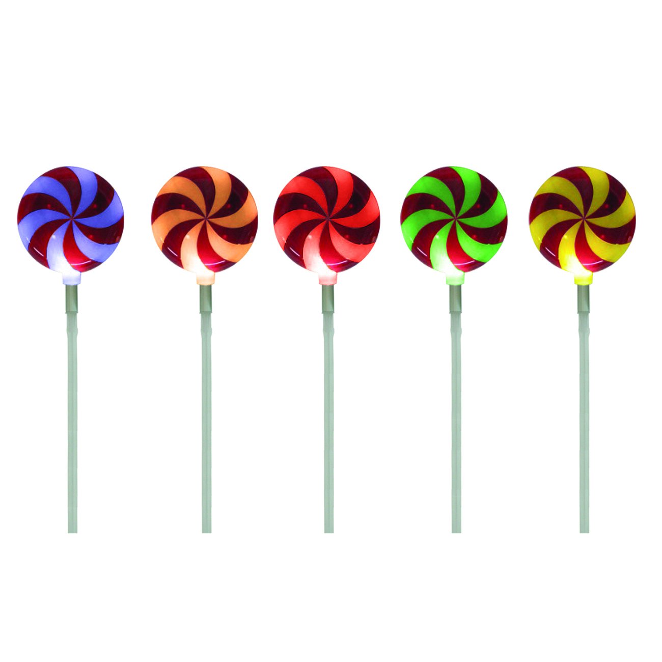 Pathmarker LED Light Show, Set of 5 Peppermint Candies