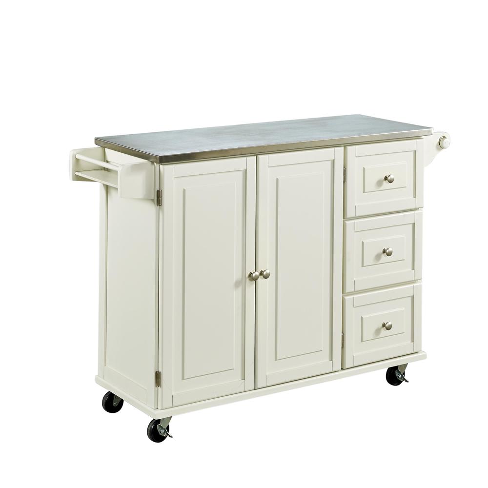 Home Styles Liberty Kitchen Cart w/ SS Top