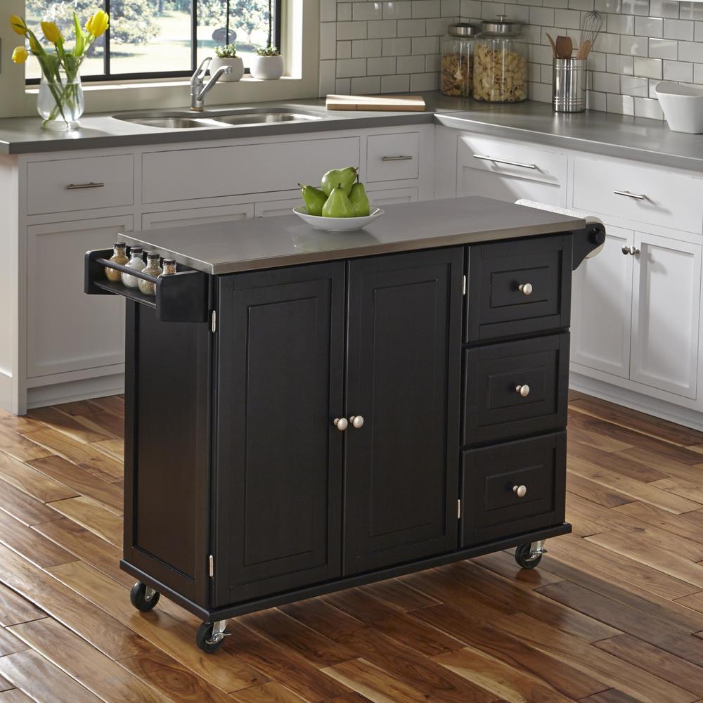 Home Styles Liberty Kitchen Cart w/ SS Top
