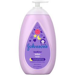Johnson & Johnson Johnson's Baby Johnson's Moisturizing Bedtime Baby Lotion with NaturalCalm Essences to Soothe and Relax, Hypoallergenic and Paraben-,