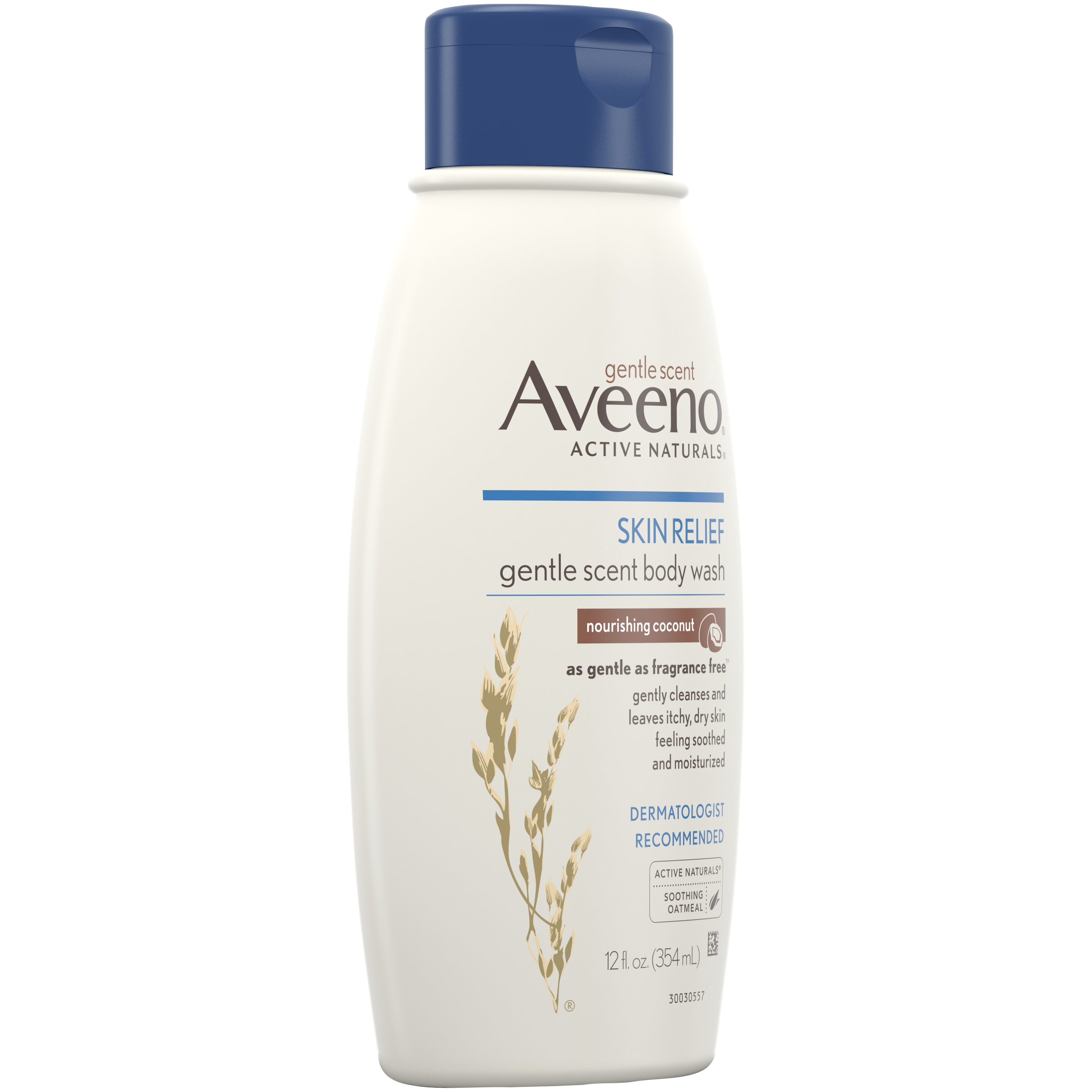 Aveeno Skin Relief Gentle Scent Body Wash, Oat & Coconut, 12 fl. oz