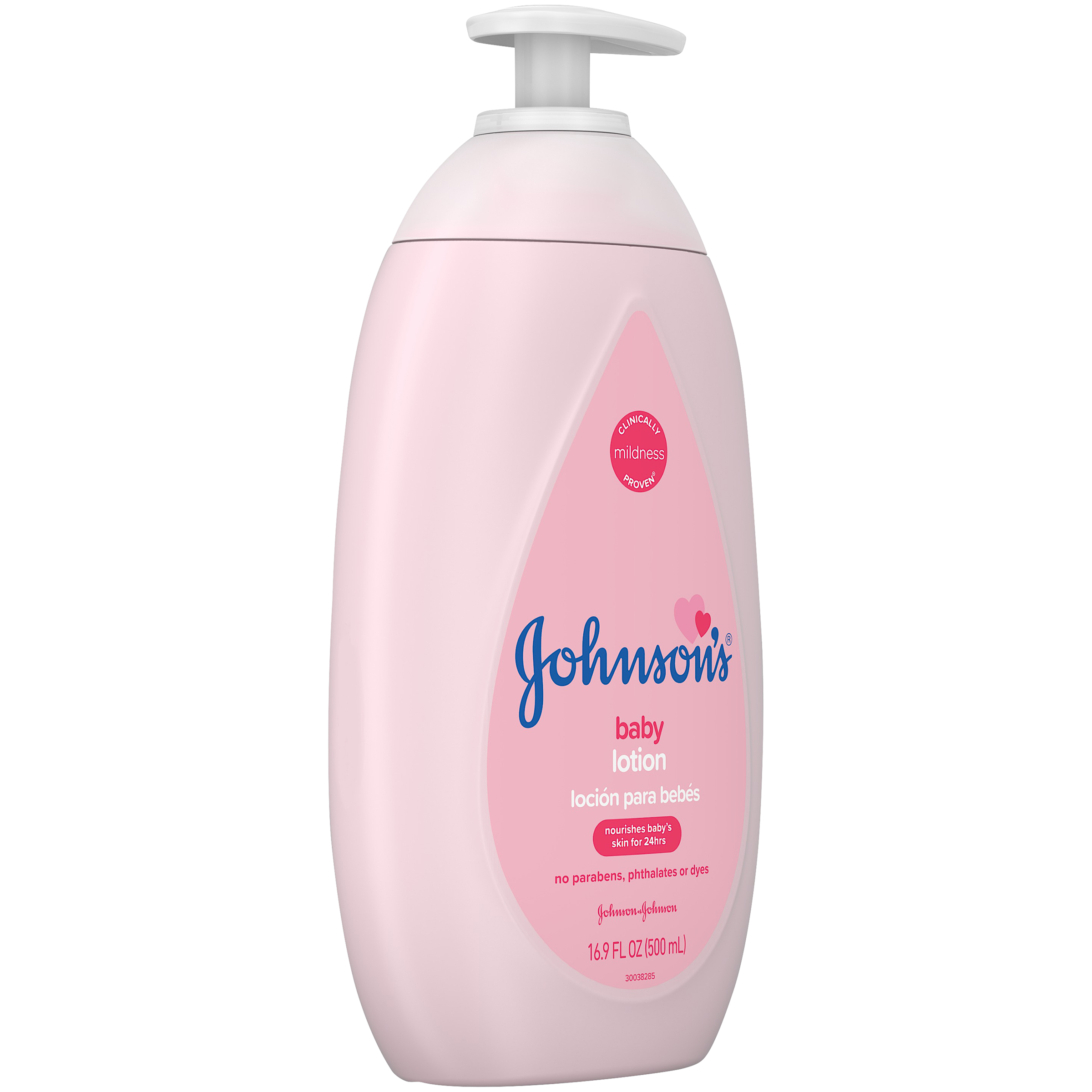 Johnson & Johnson Johnson's Moisturizing Pink Baby Lotion with Coconut Oil, 16.9 fl. oz
