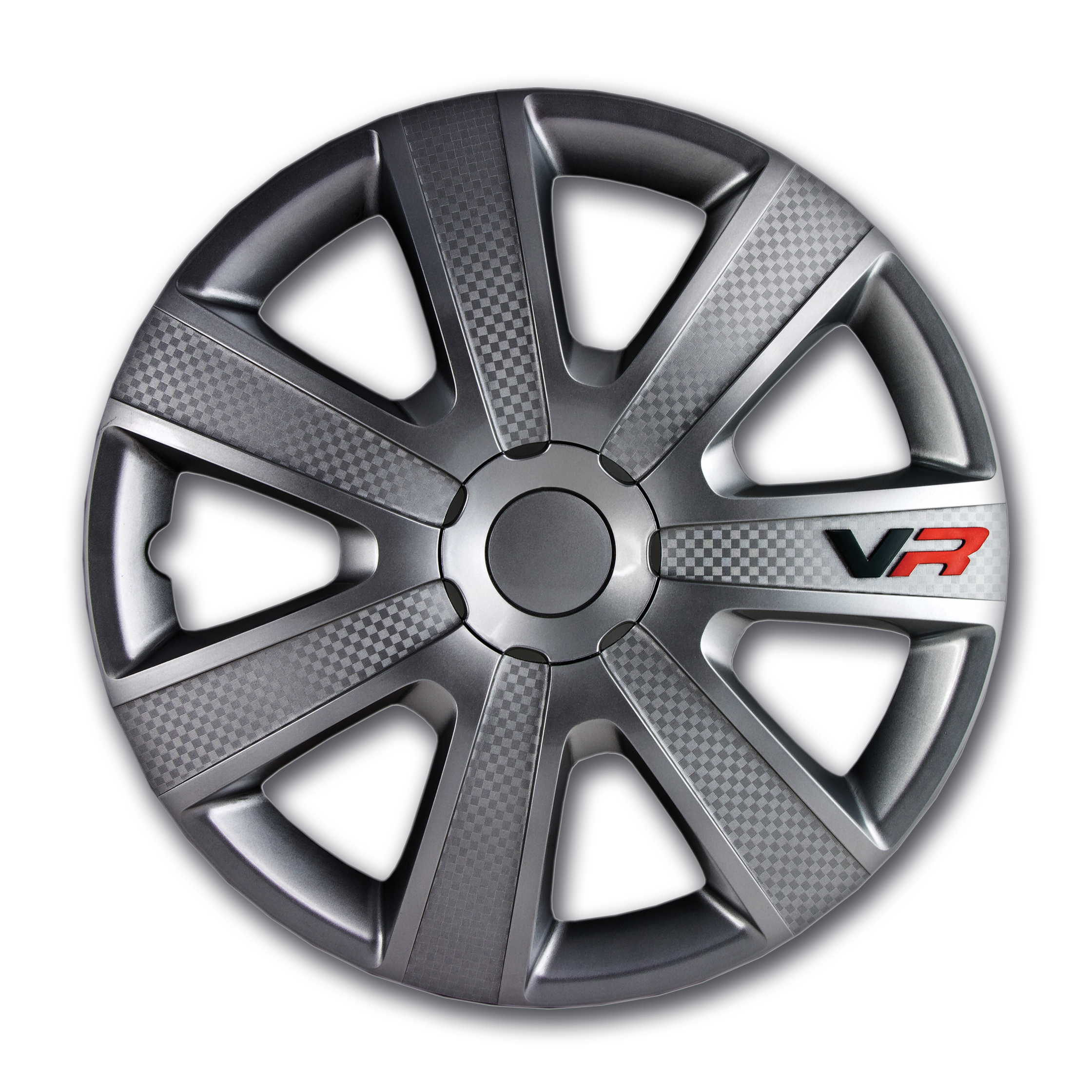 Alpena 15 inch VR Carbon Grey Wheel Cover Kit (4 Pack)