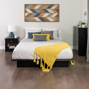 Prepac Black Edenvale Nightstand