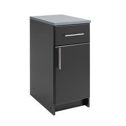 Prepac Elite 16 inch Base Cabinet, Black