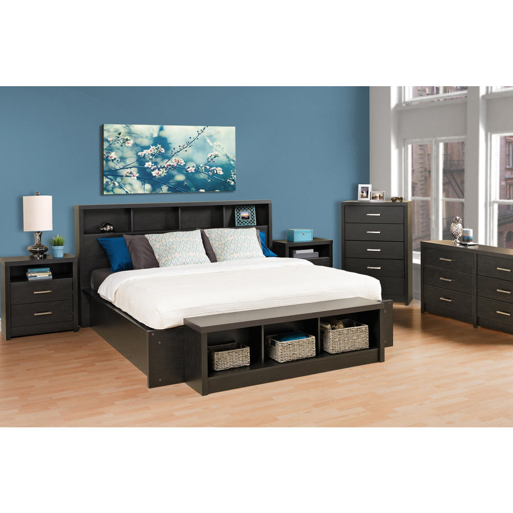 Prepac District Tall 2-Drawer Nightstand