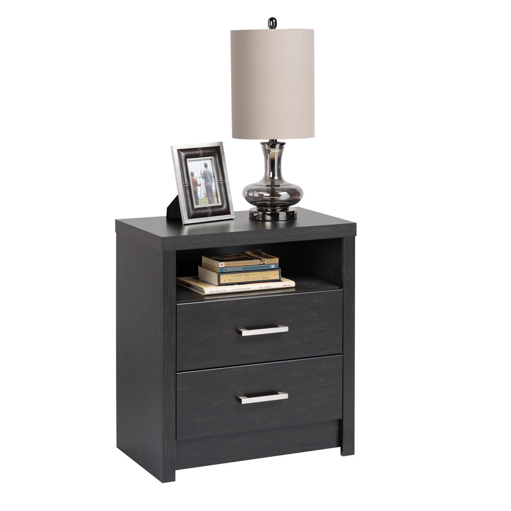 Prepac District Tall 2-Drawer Nightstand