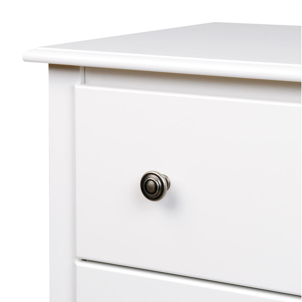 Prepac Monterey 3-drawer Tall Nightstand, White