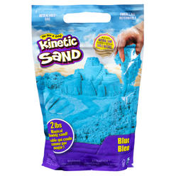 Kinetic Sand The Original Moldable Sensory Play Sand, Blue, 2 Lb