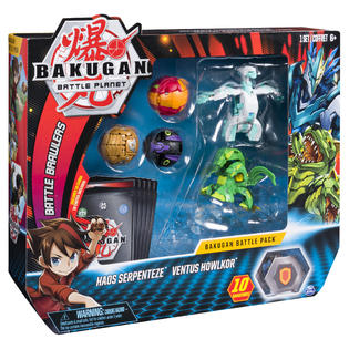 Bakugan, Battle Pack 5-Pack, Haos Serpenteze and Ventus ...
