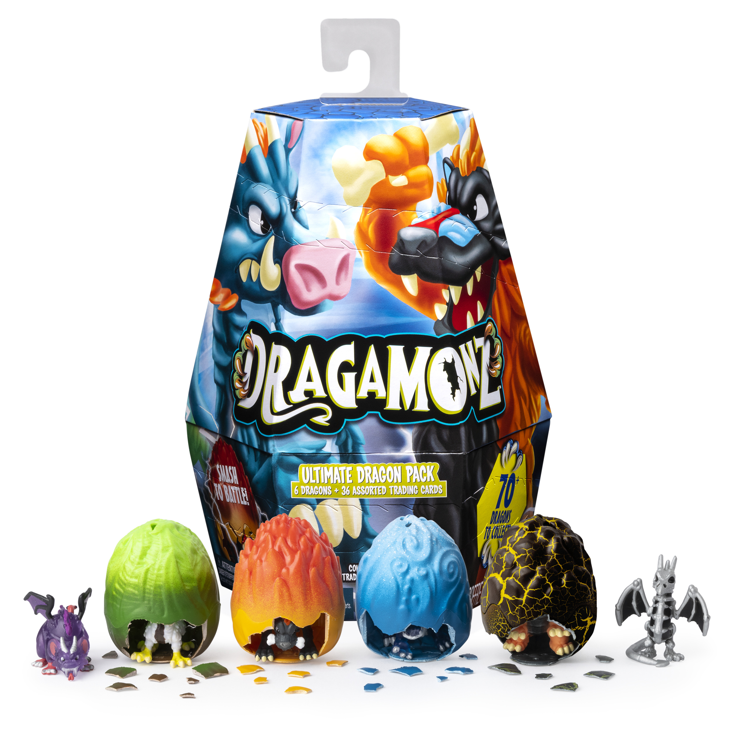 Dragamonz , Ultimate Dragon 6-Pack, Collectible Figure and Trading Card Game, for Kids Aged 5 and Up