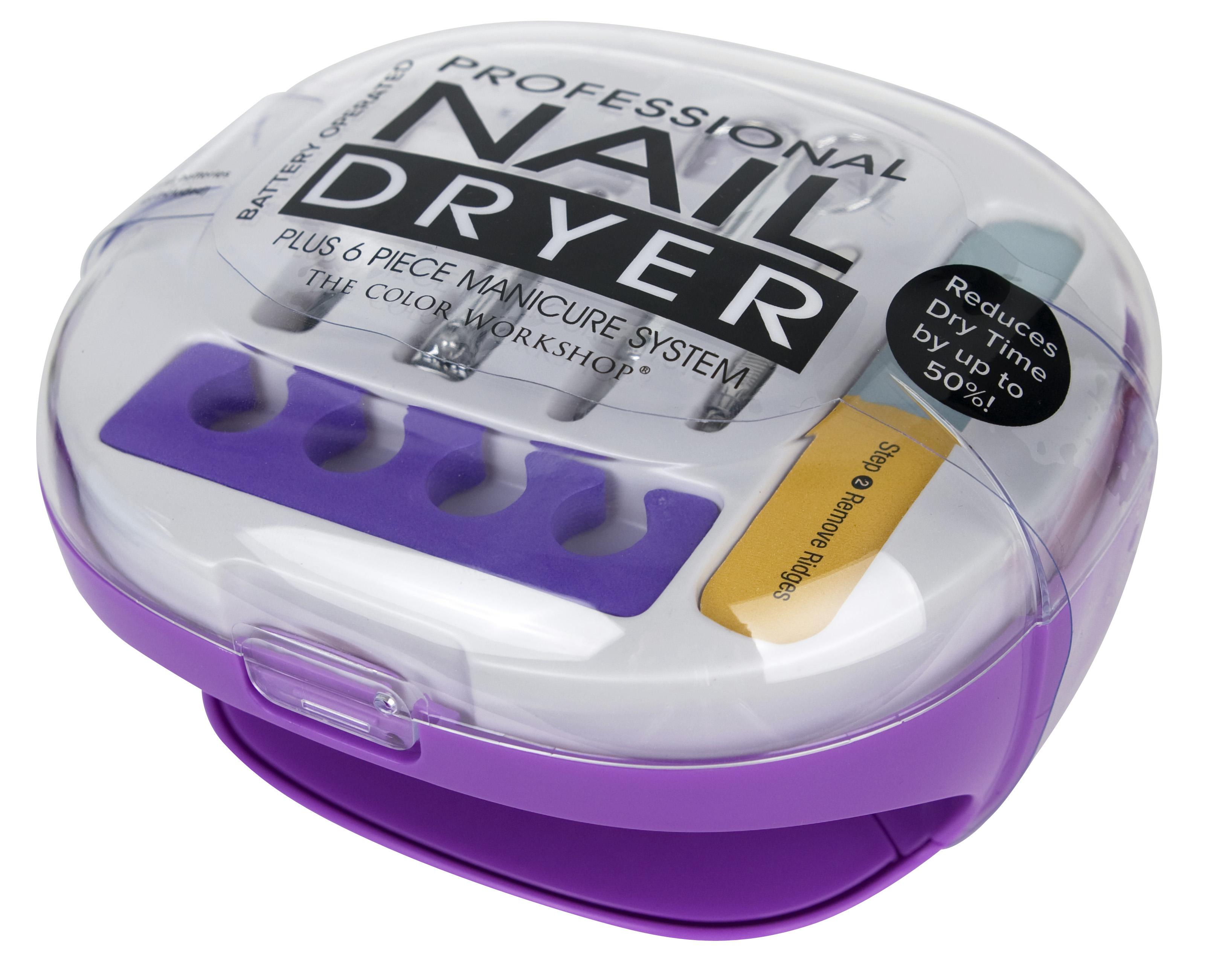 Markwins International Professional Nail Dryer - Purple  1.53 Oz.