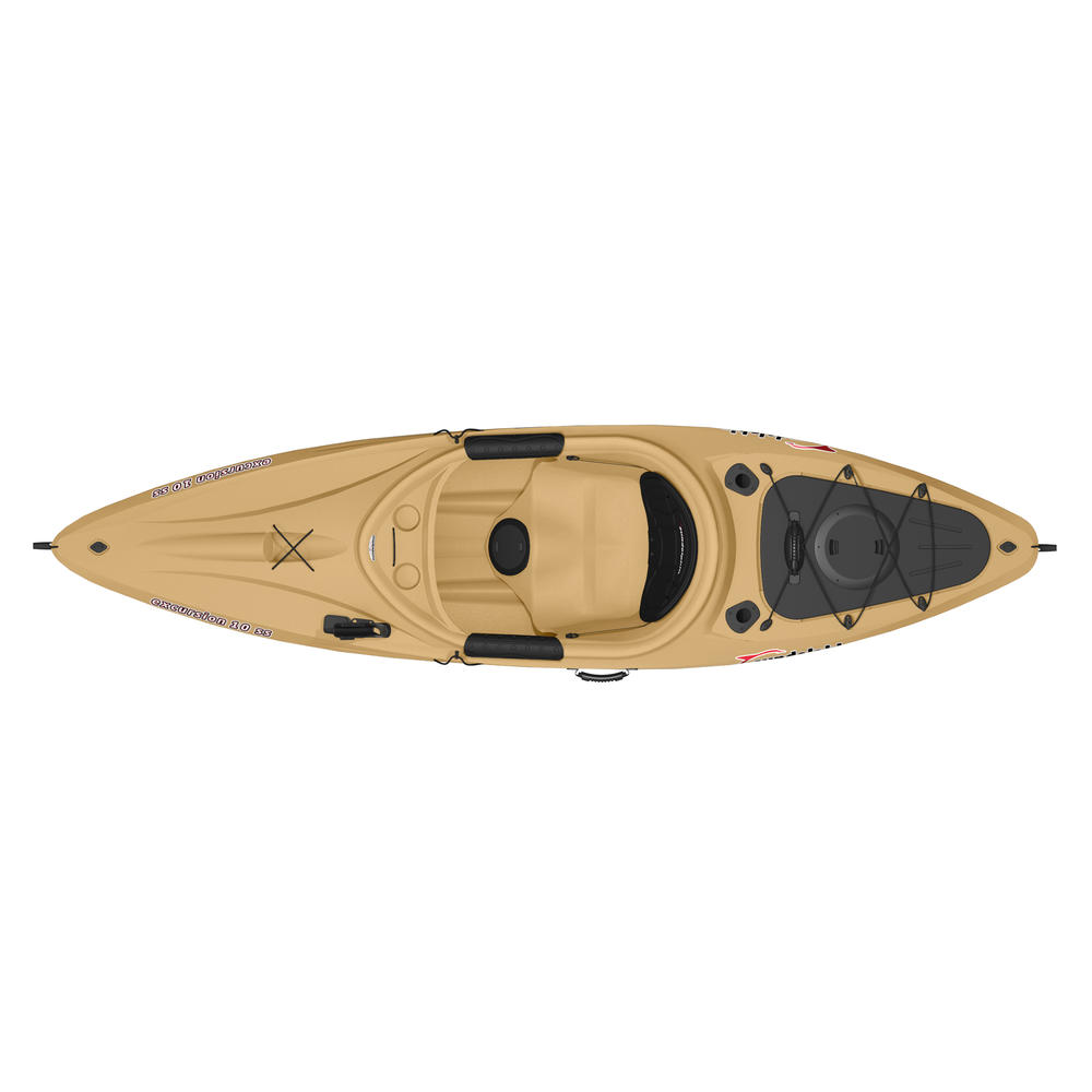 Sun Dolphin Excursion 10' ss Sit-In Fishing Kayak - Sand
