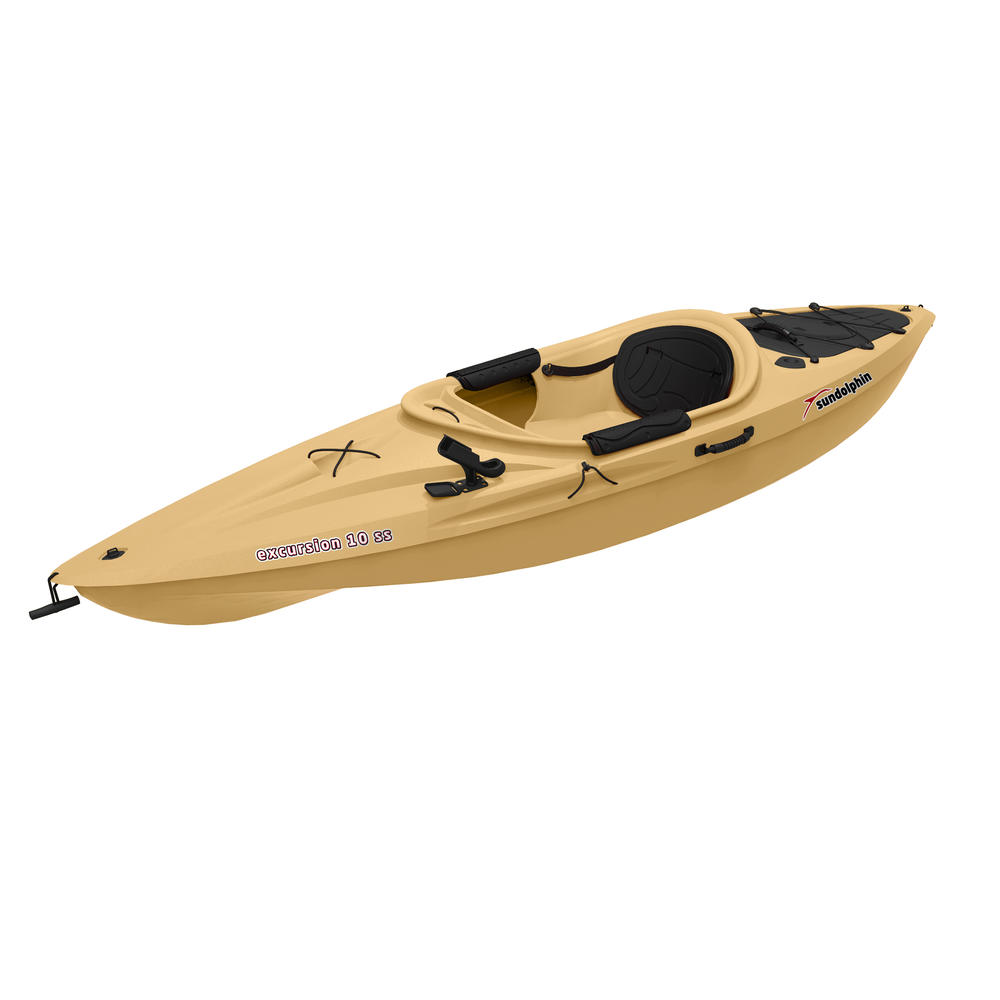 Sun Dolphin Excursion 10' ss Sit-In Fishing Kayak - Sand