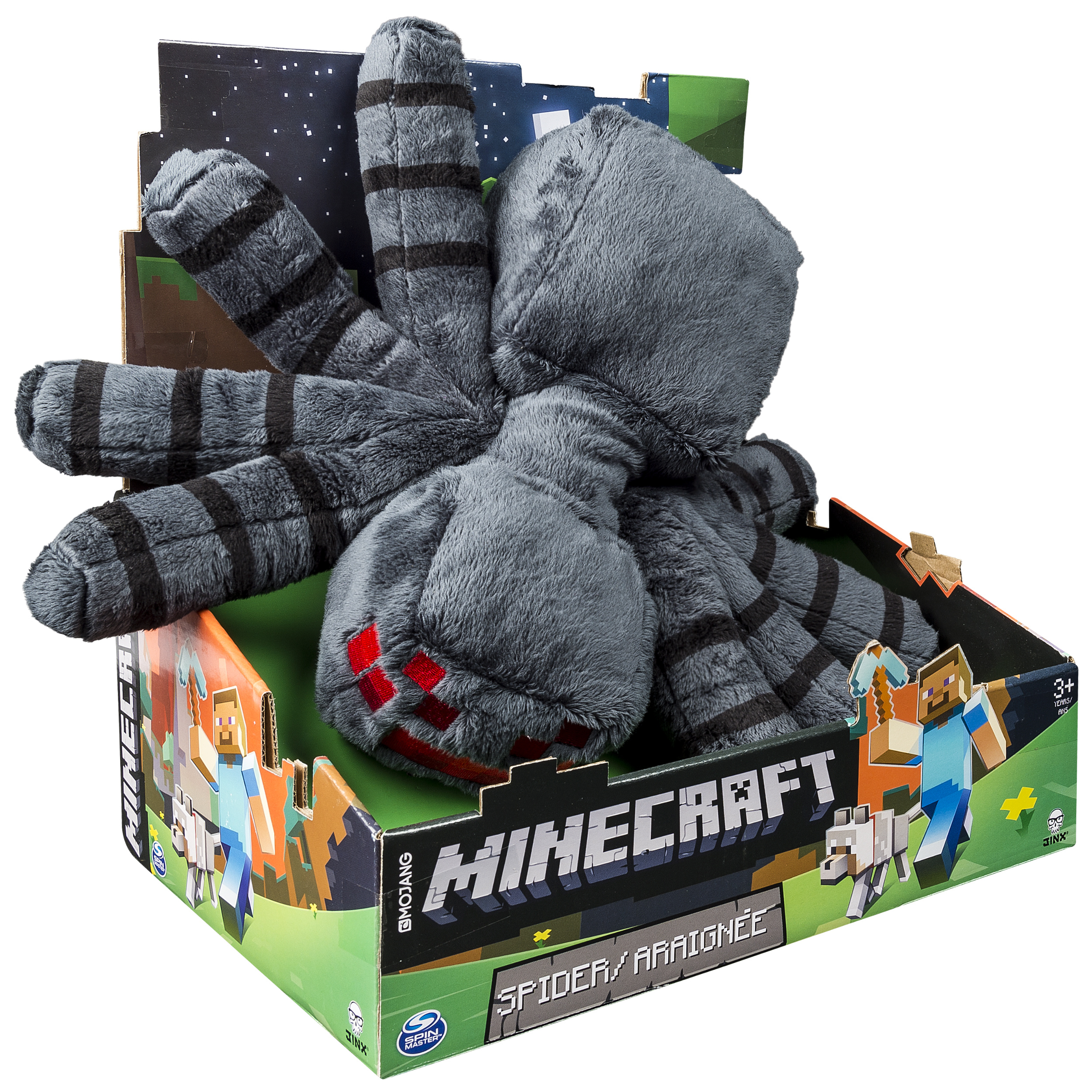 spider minecraft plush