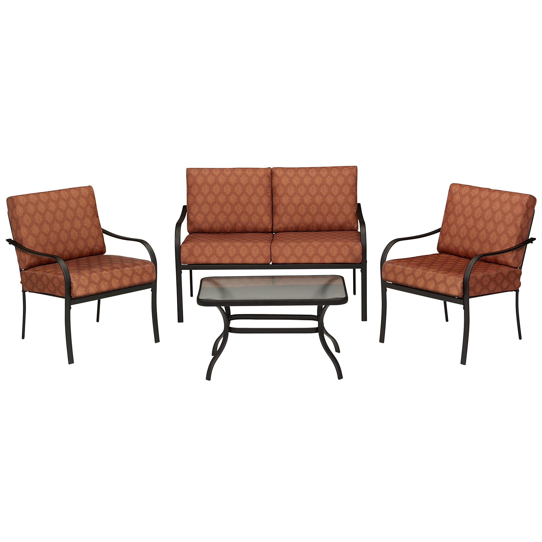Bailey 4 Piece Seating Set - Terracotta - Outdoor Living ... Bailey 4 Piece Seating Set - Terracotta - Outdoor Living ... on Porch & Patio Casual Living id=43516
