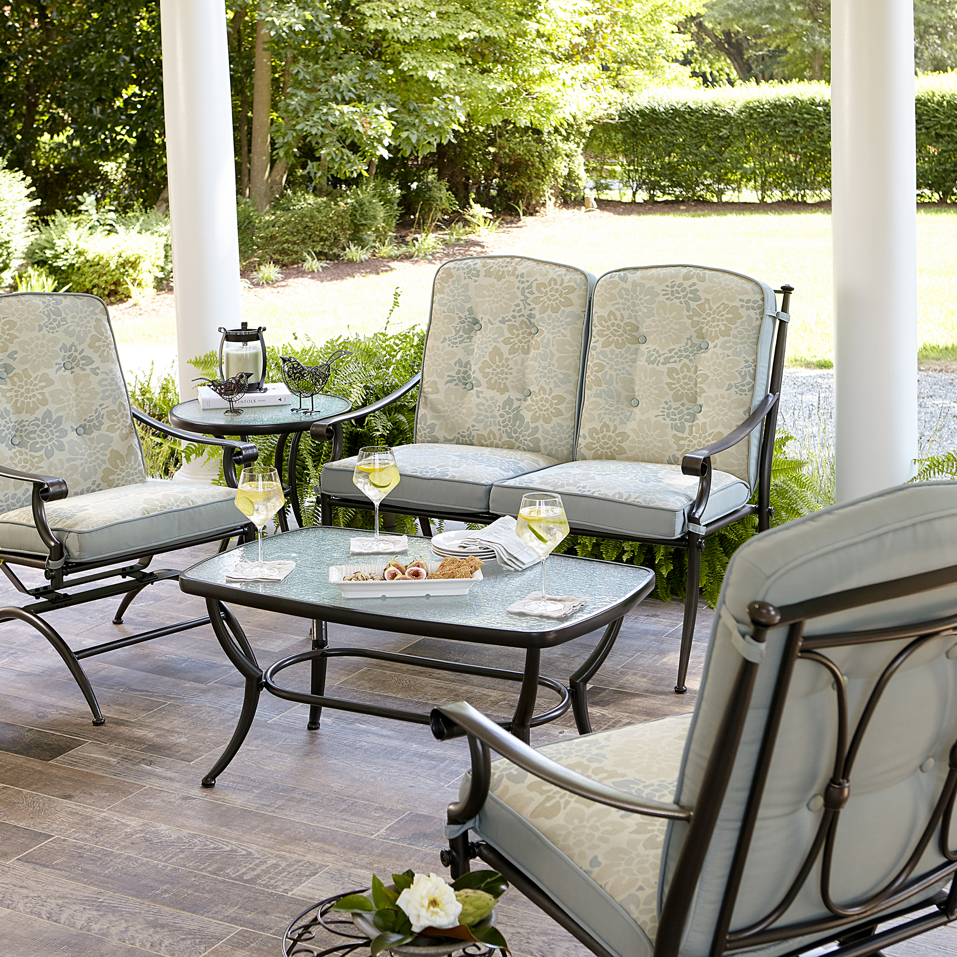 Amelia 4 Piece Seating Set *Limited Availability ... Amelia 4 Piece Seating Set *Limited Availability ... on Outdoor Living Set id=75056