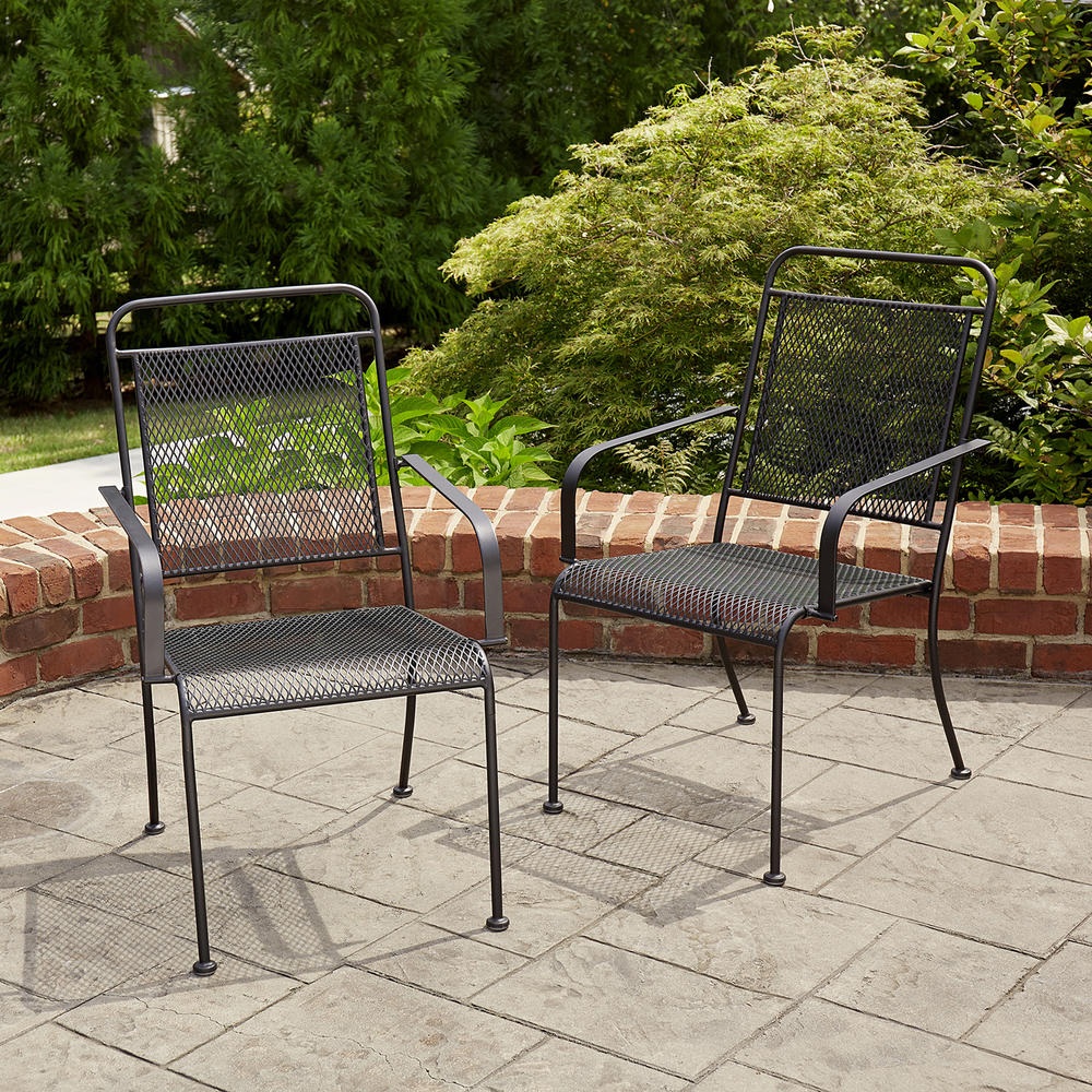 Sutton Rowe Rochester 2-Pack Stationary Patio Dining Chairs